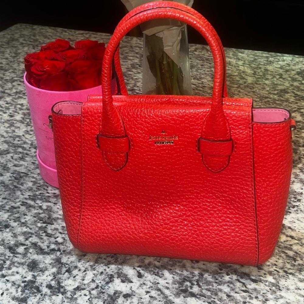 kate spade Red Mini Bag Structured Leather